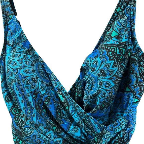 Miraclesuit Other - MiracleSuit Blue Oceanus Paisley Park Swimsuit 6/8